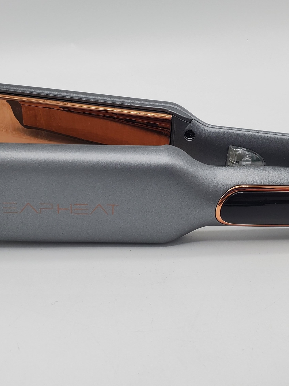 EAP HEAT FLATIRON Professional Grey & Rose Gold Hair Straightener - Like New